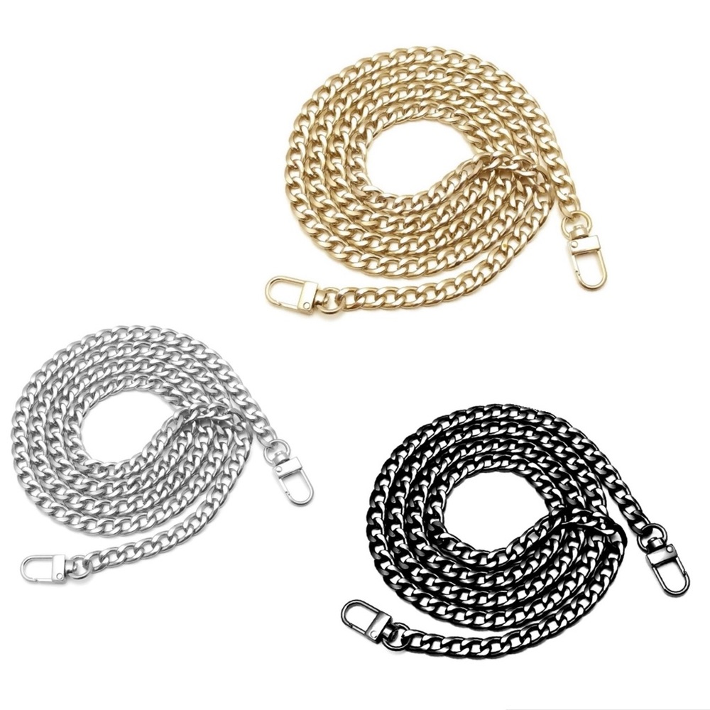 47” Flat Metal Crossbody Chain - 1 CHAIN ONLY